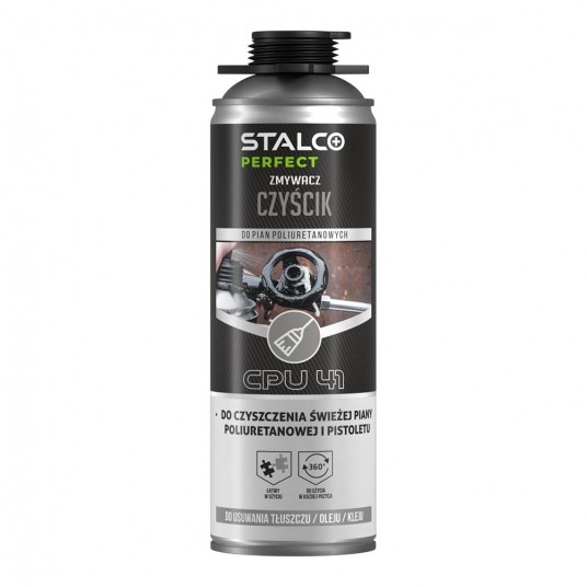 Czyścik do pian poliuretanowych 500ml STALCO PERFECT S-64641 -zdjęcie numer 1