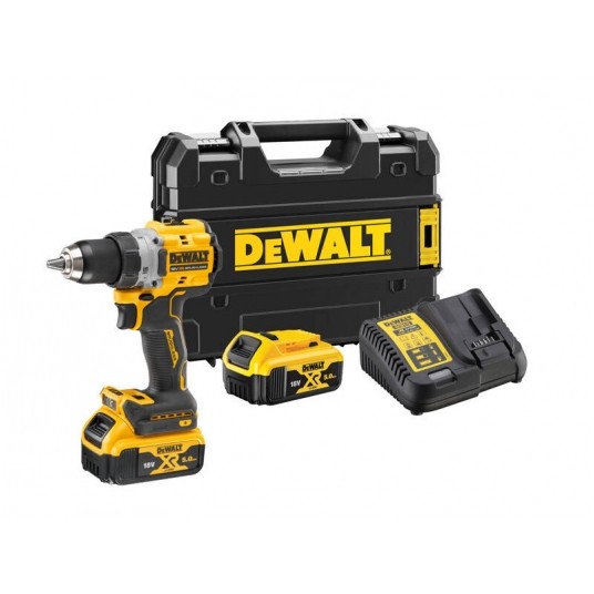DEWALT WKRĘTARKA 18V DCD800P2T 90Nm 2x5,0Ah BL LANYARD READY TSTAK -zdjęcie numer 1