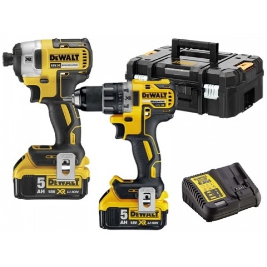 DEWALT Zestaw Combo DCK268P2T (DCD791+DCF887) 2x5,0Ah TSTAK -zdjęcie numer 1