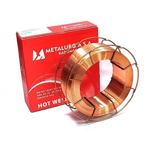 Drut spawalniczy SG2 HOTWELD M 5 / 15 kg -zdjęcie numer 1