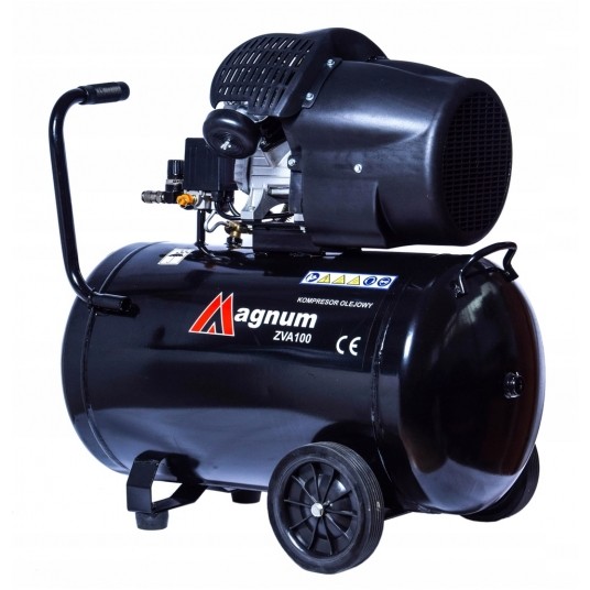 Kompresor Magnum ZVA102 butla 100l 369l/min 2,2KW 230V -zdjęcie numer 1
