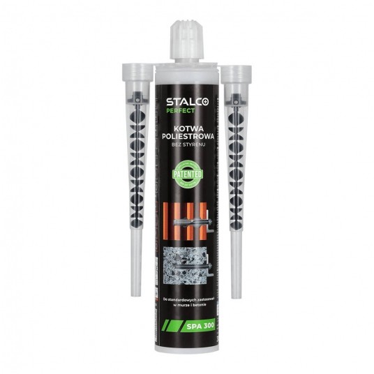 Kotwa chemiczna poliestrowa 300ml STALCO (1/12) PERFECT S-64300 -zdjęcie numer 1