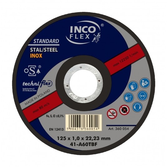 Ściernica 41 125x1x22 INCO A60TBF -zdjęcie numer 1
