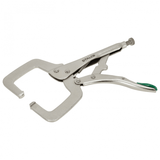 Szczypce spawalnicze klamrowe, zatrzaskowe 280mm STALCO S011914307 -zdjęcie numer 3