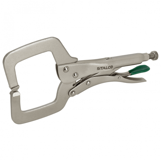 Szczypce spawalnicze klamrowe, zatrzaskowe 280mm STALCO S011914307 -zdjęcie numer 1