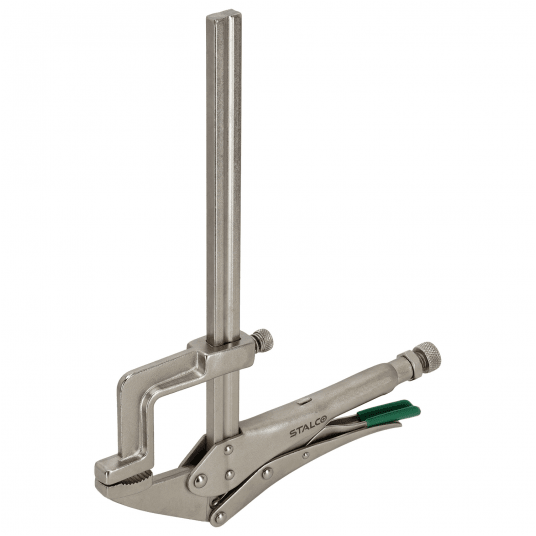 Szczypce spawalnicze zatrzaskowe samonastawne 200mm STALCO S011914314 -zdjęcie numer 3