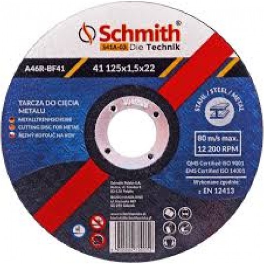 Tarcza do cięcia metalu 125x1,0 mm -zdjęcie numer 1