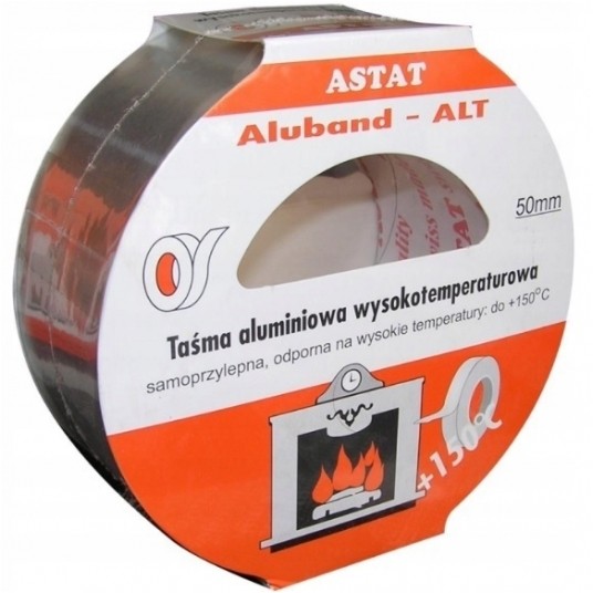 Taśma aluminiowa wysokotemperaturowa do 150 st.C ALT50/10 -zdjęcie numer 1