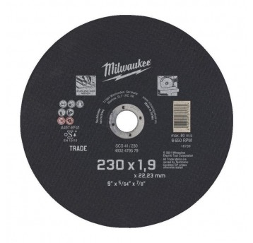 4932479579 - MILWAUKEE TARCZA M. 230x1,9mm TRADE.
