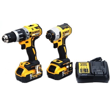 DEWALT ZESTAW COMBO 18V DCK266P2 (DCD796, DCF887) 2x5,0Ah