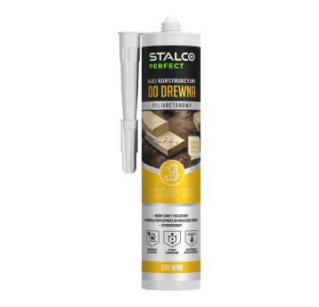 Klej konstrukcyjny poliuretanowy D4 280ml STALCO PERFECT S-64851
