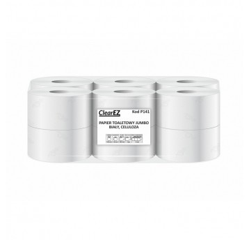 Papier toaletowy Jumbo ClearEZ biały celuloza