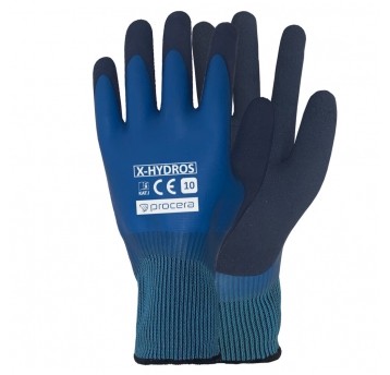 Rękawice podwójnie powl lateksem X-HYDROS