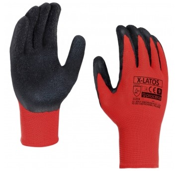 Rękawice pokryte latexem X-LATOS