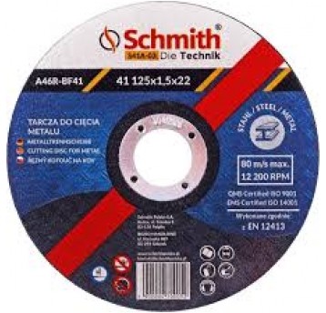 Tarcza do cięcia metalu 125x1,0 mm